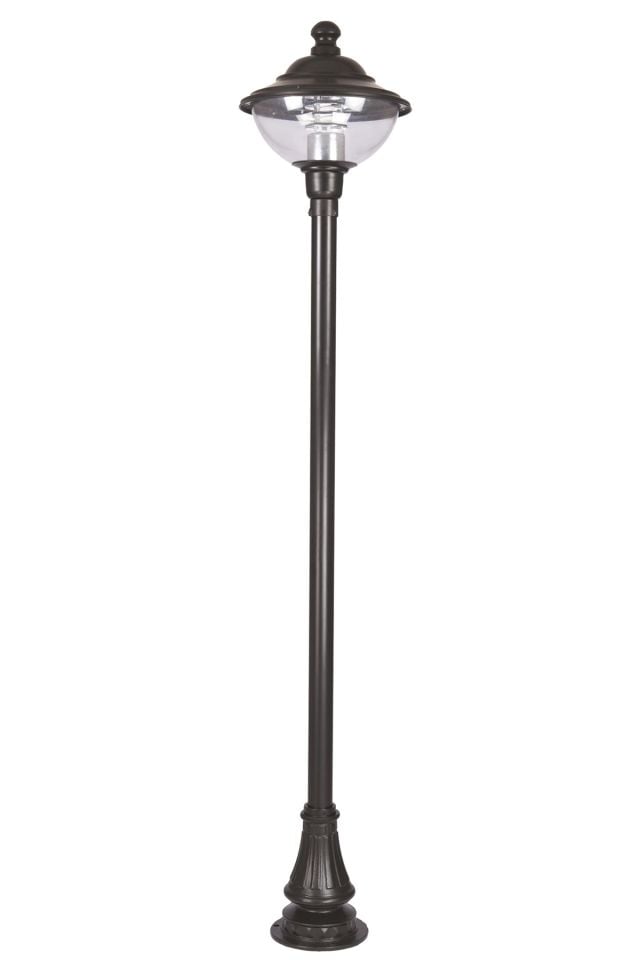 Bahçe Direkleri E27 12W 50cm Çelik Boru Siyah Dorbien-BDR-68285-BSY