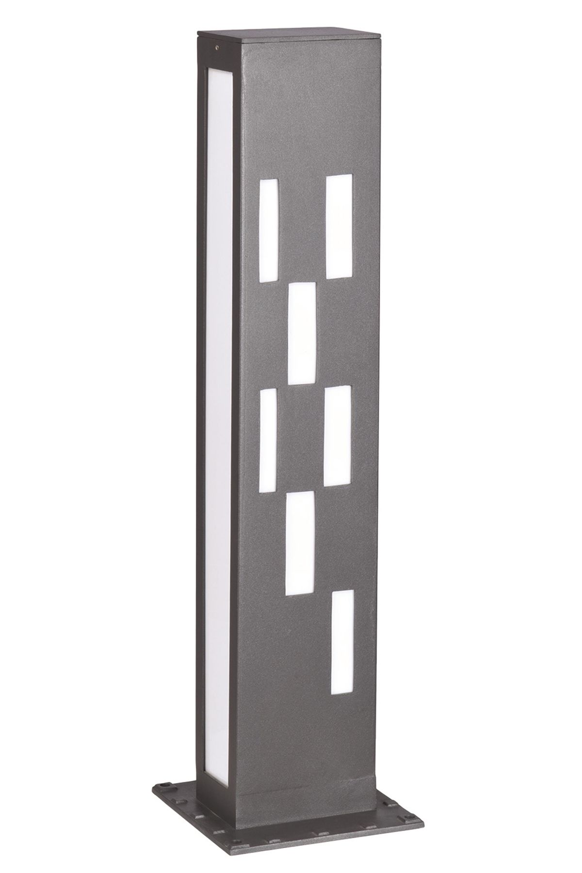 Bahçe Set Üstü Aydınlatma LED 20W 15x10cm Alüminyum Profil Siyah Dorbien-BSU-68255-BSY-N