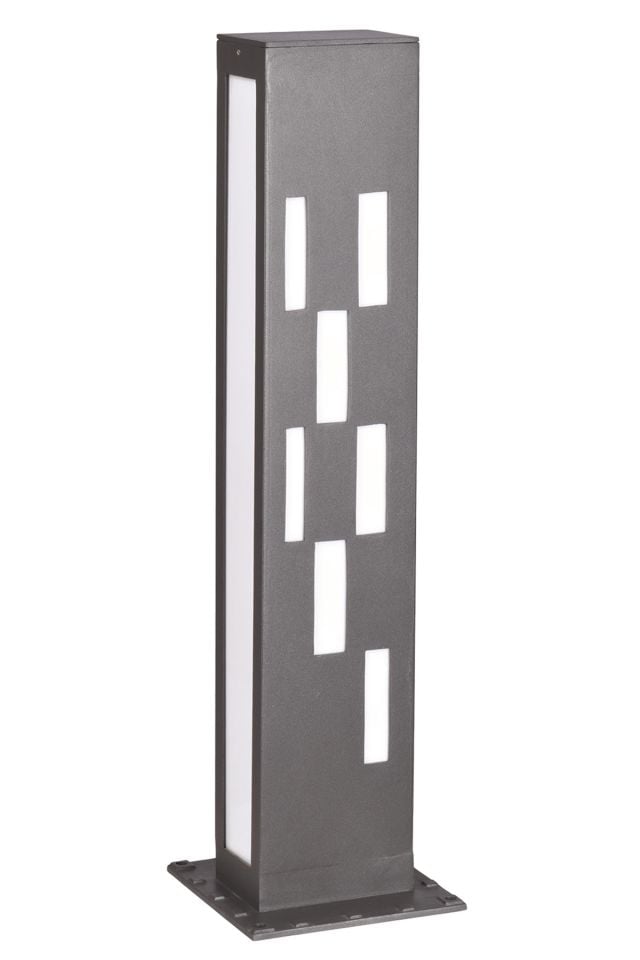 Bahçe Set Üstü Aydınlatma LED 20W 15x10cm Alüminyum Profil Siyah Dorbien-BSU-68255-BSY-N