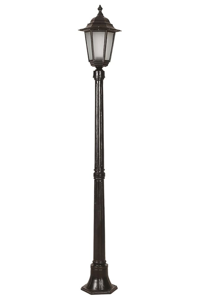 Bahçe Direkleri E27 12W 25cm Alüminyum Sarı/Siyah Dorbien-BDR-68054-1BSY-OP
