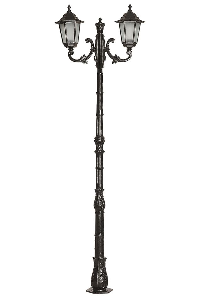 Bahçe Direkleri E27 24W 75cm Alüminyum Sarı/Siyah Dorbien-BDR-68054-2BSY-M1-OP