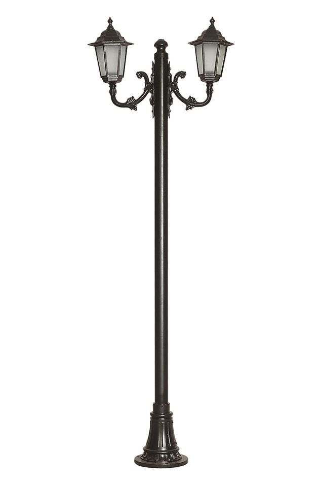 Bahçe Direkleri E27 12W 75x25cm Alüminyum Sarı/Siyah Dorbien-BDR-68054-2BSY-M2-OP