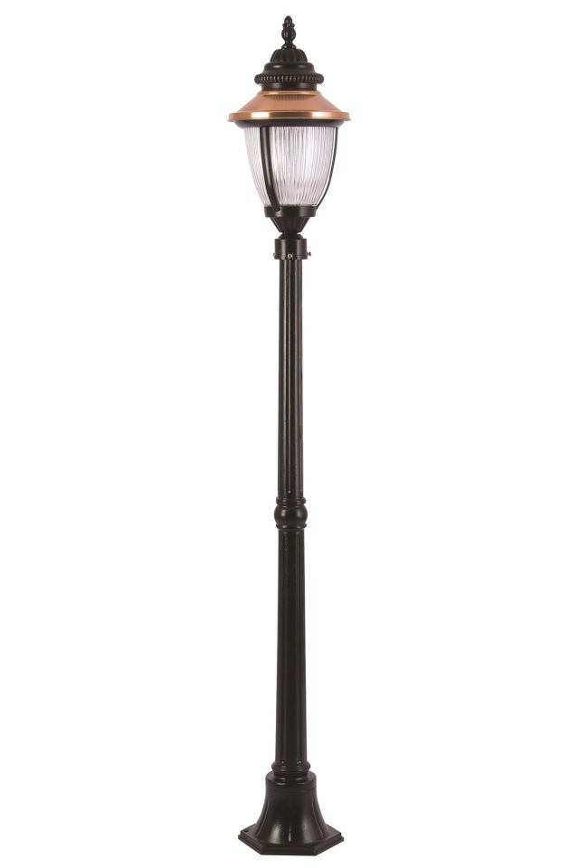 Bahçe Direkleri E27 12W 25cm Alüminyum Kahverengi/Siyah Dorbien-BDR-68055-1BSY
