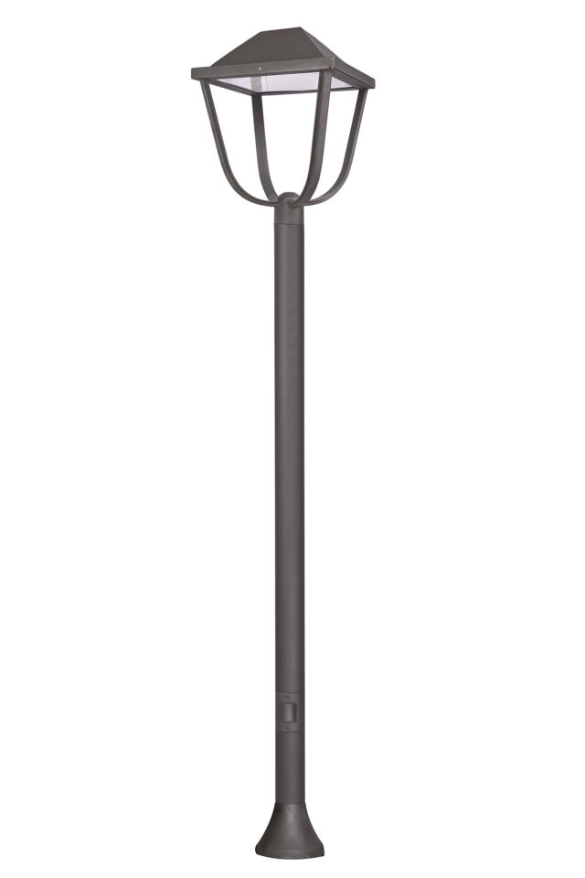 Bahçe Direkleri LED 35W 50cm Çelik Boru Siyah Dorbien-BDR-68216-BSY-M1-LED