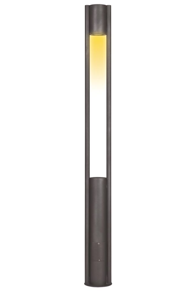 Bahçe Direkleri LED 25W 27cm Alüminyum Profil Siyah Dorbien-BDR-68245-BSY