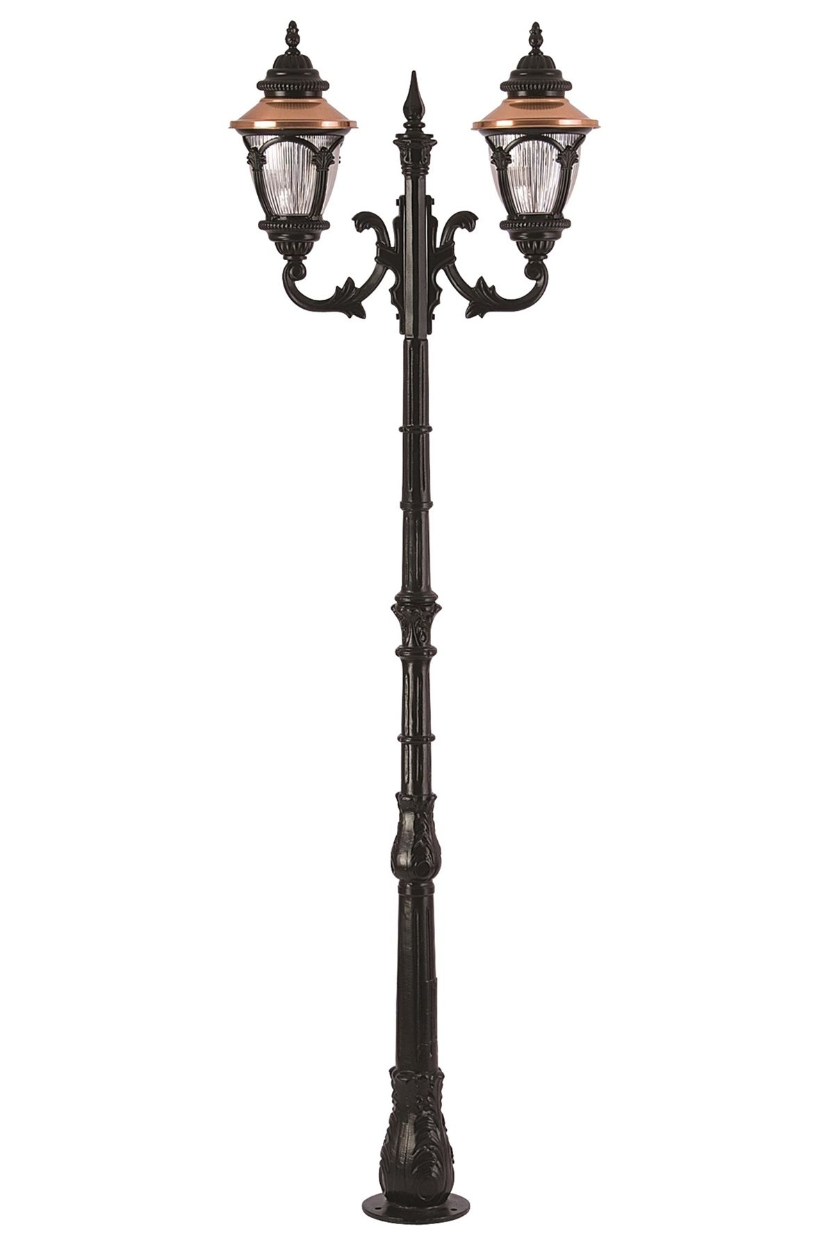Bahçe Direkleri E27 24W 80cm Alüminyum Kahverengi/Siyah Dorbien-BDR-68057-2BSY-M3