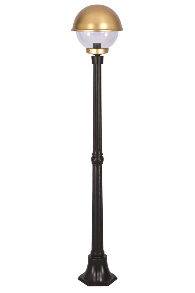 Bahçe Direkleri E27 12W 30cm Alüminyum Sarı/Siyah Dorbien-BDR-68060-1BSY-OP