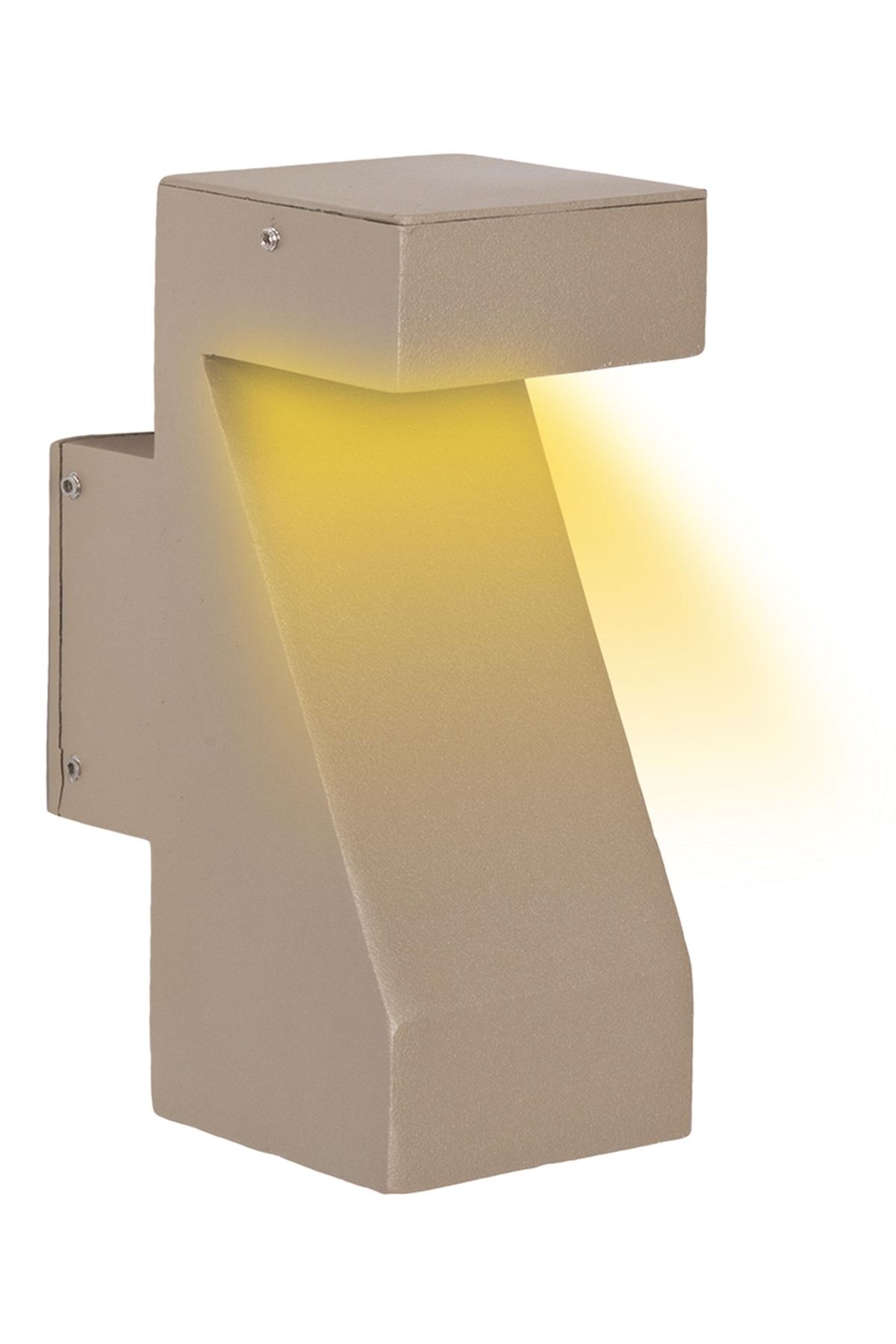 Bahçe Aplik LED 4W 12x12cm Alüminyum Profil Gri Dorbien-BAP-68244-BBY