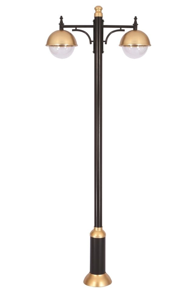Bahçe Direkleri E27 24W 90cm Alüminyum Sarı/Siyah Dorbien-BDR-68060-2BSY-M1-OP