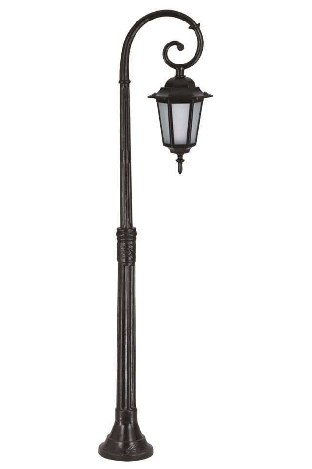 Bahçe Direkleri E27 12W 30cm Alüminyum Siyah Dorbien-BDR-68061-1BSY-OP
