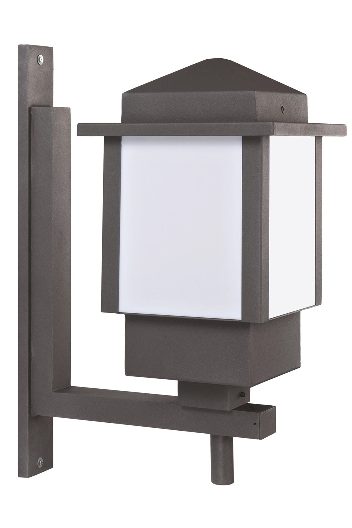 Bahçe Aplik E27 12W 40cm Alüminyum Profil Siyah Dorbien-BAP-68272-BSY