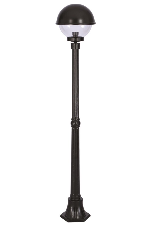 Bahçe Direkleri E27 12W 30cm Alüminyum Siyah Dorbien-BDR-68064-1BSY
