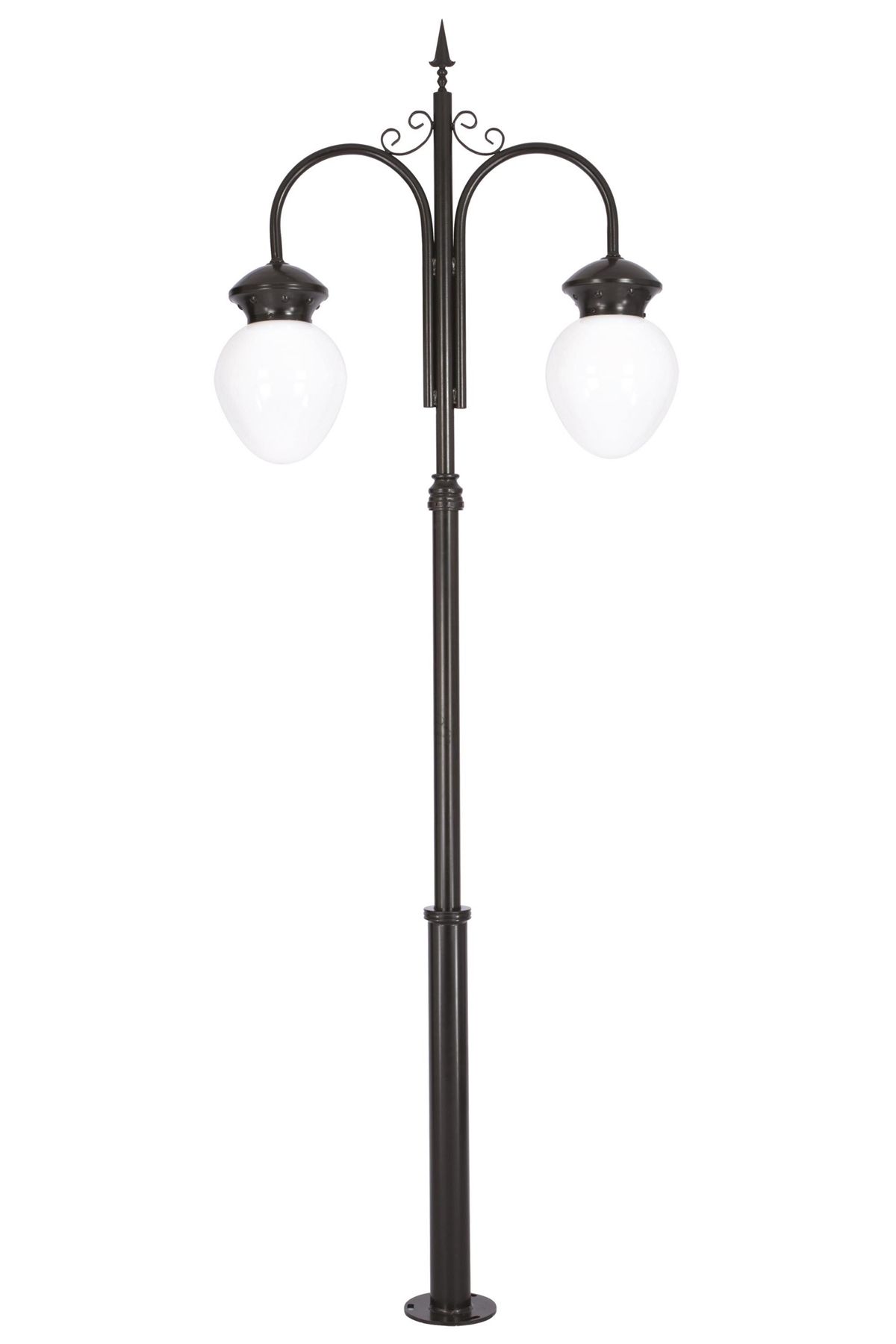 Bahçe Direkleri E27 24W 90cm Alüminyum Siyah Dorbien-BDR-68086-2BSY-M1-OP