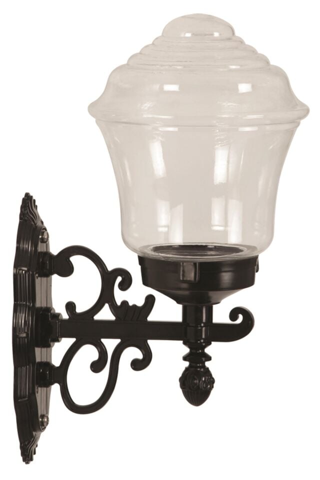 Bahçe Aplik E27 12W 28x22cm ABS Siyah Dorbien-BAP-68201-BSY-M1