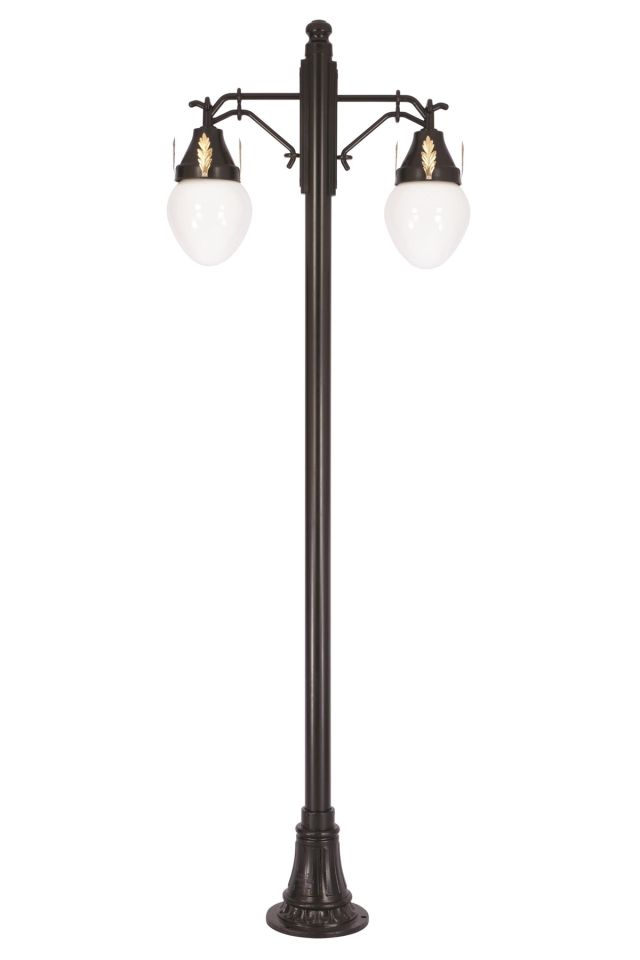Bahçe Direkleri E27 24W 85cm Alüminyum Sarı/Siyah Dorbien-BDR-68087-2BSY-OP