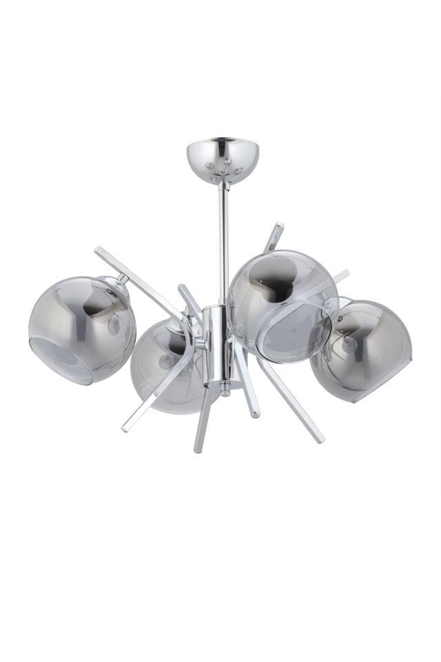 Up Modern Avize E27 48W 53cm Metal Krom Dorbien-FZ-7393-4K