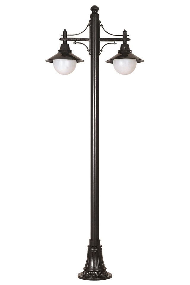 Bahçe Direkleri E27 24W 90cm Alüminyum Siyah Dorbien-BDR-68092-2BSY-M1-OP