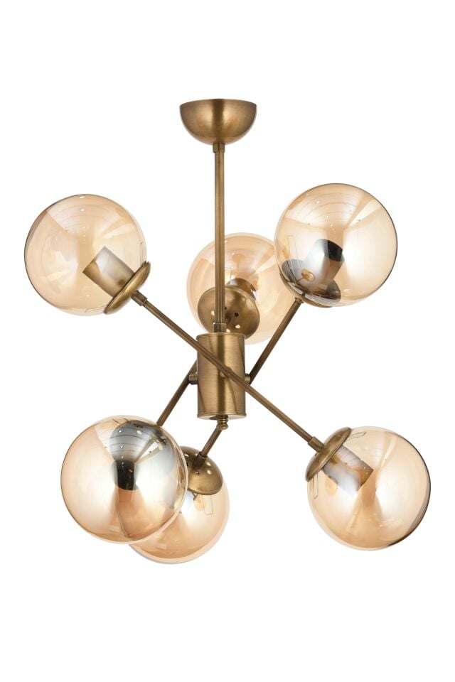 Blop Modern Avize E27 72W 45cm Metal Eskitme Dorbien-FZ-7403-6E