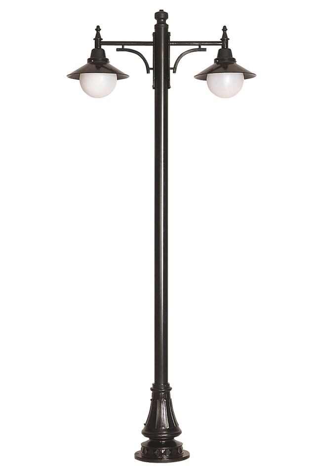 Bahçe Direkleri E27 24W 90cm Alüminyum Siyah Dorbien-BDR-68092-2BSY-M3-OP