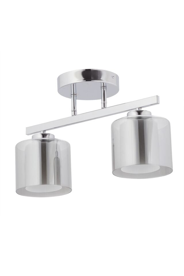Close Modern Avize E27 24W 42cm Metal Krom Dorbien-FZ-7406-2K