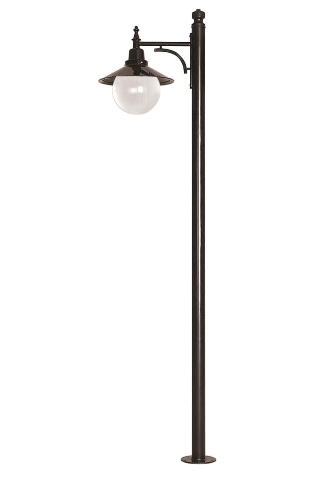 Bahçe Direkleri E27 12W 60cm Alüminyum Siyah Dorbien-BDR-68093-1BSY-M2