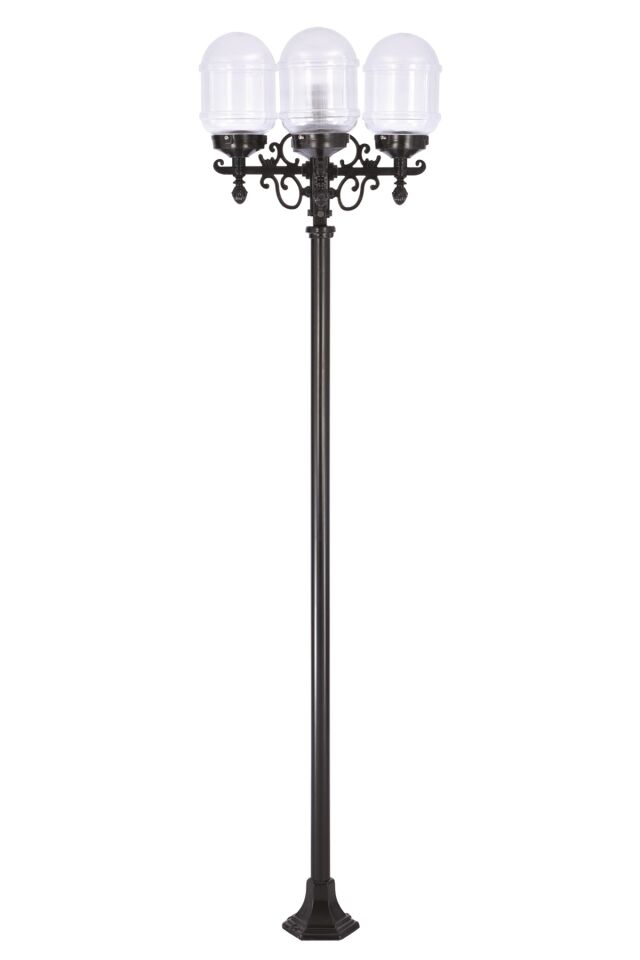 Bahçe Direkleri E27 48W 50cm Çelik Boru Siyah Dorbien-BDR-68214-4BSY-M3