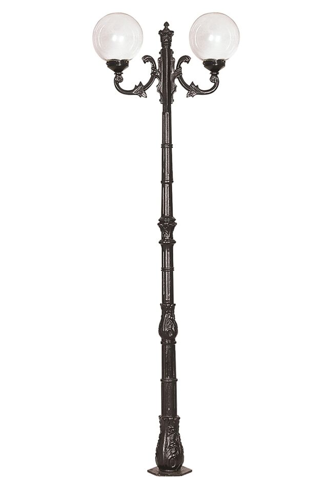 Bahçe Direkleri E27 24W 75cm Alüminyum Siyah Dorbien-BDR-68094-2BSY-M2-OP