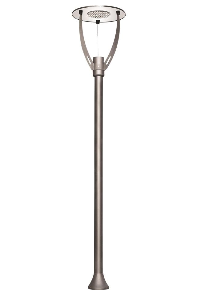 Bahçe Direkleri G12 150W 80cm Çelik Boru Gri Dorbien-BDR-68112-GR-M2-LED