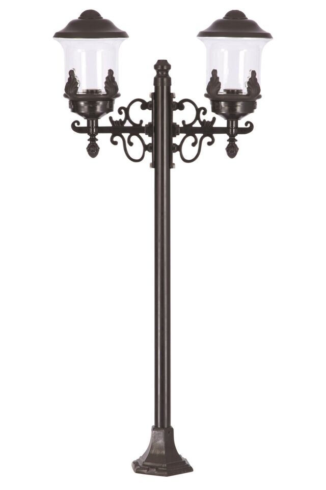 Bahçe Set Üstü Aydınlatma E27 24W 56x20cm ABS Siyah Dorbien-BSU-68189-2BSY-M1