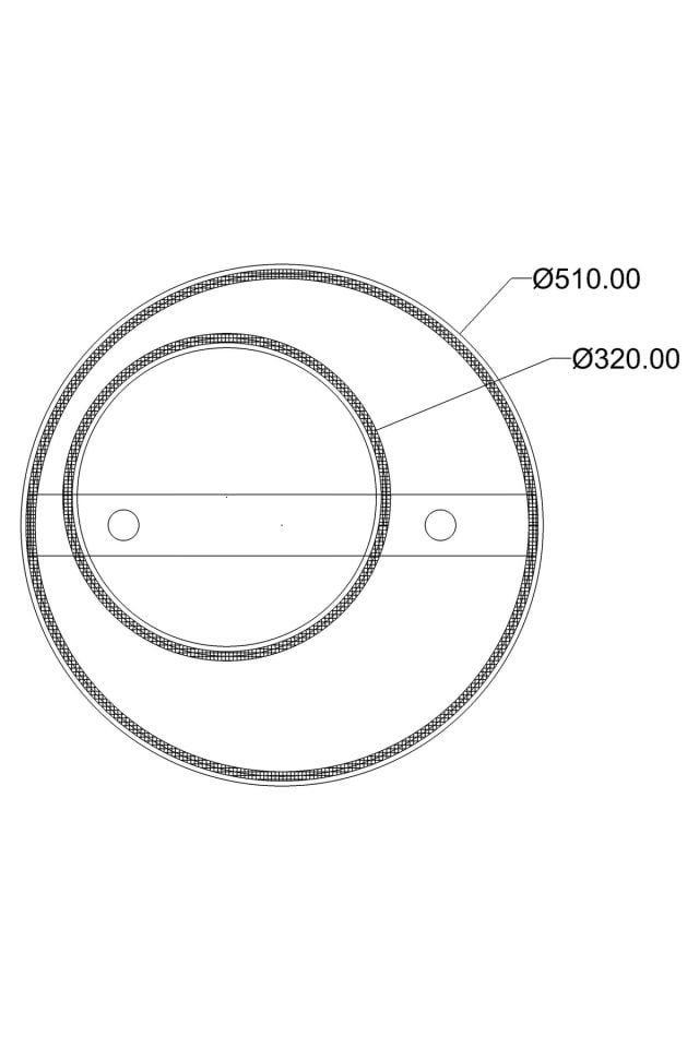 Kaykay Modern Avize LED 40W 51x51cm Alüminyum Profil Siyah Dorbien-ER-10383-2Y-BSY