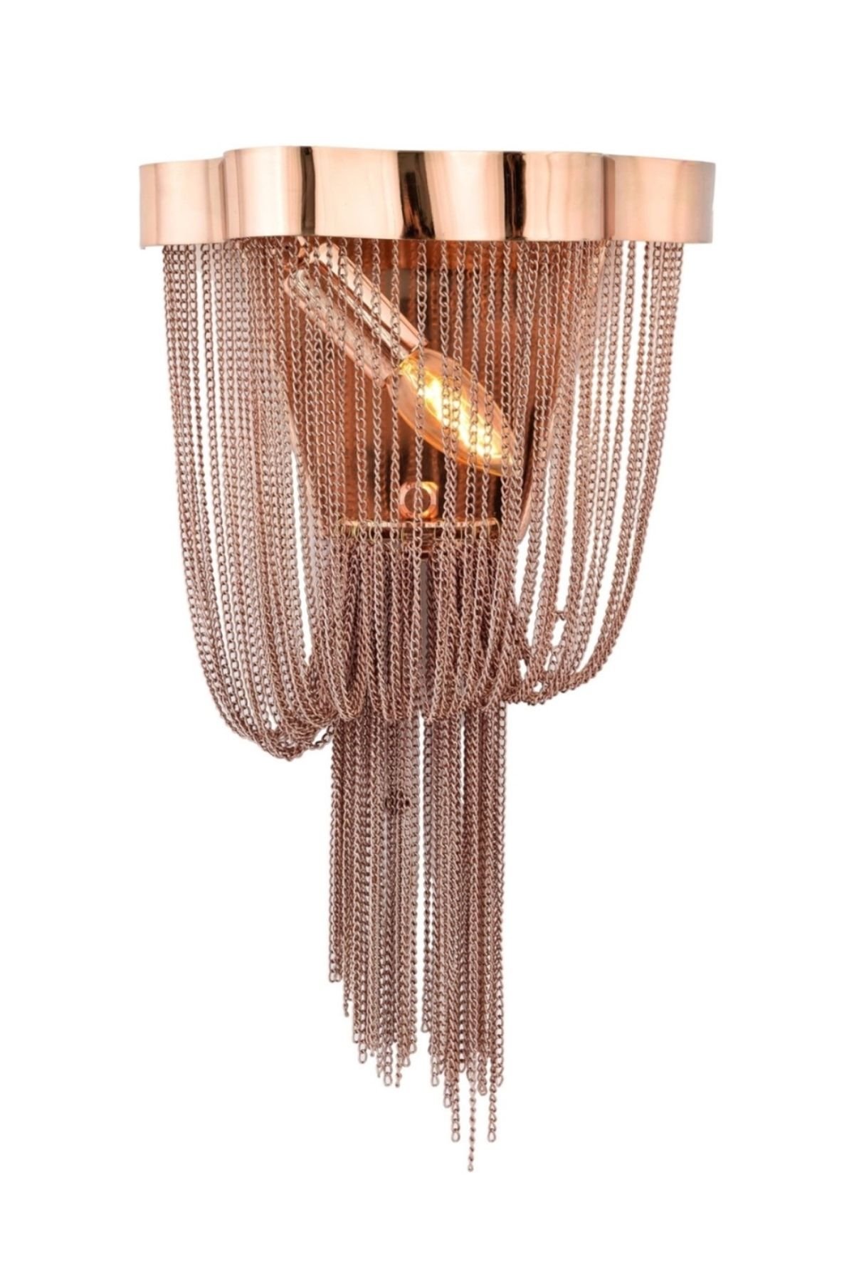 Dilruba Aplik E14 6W 25x17cm Metal Bakır Avonni-AP-1611-CPR22