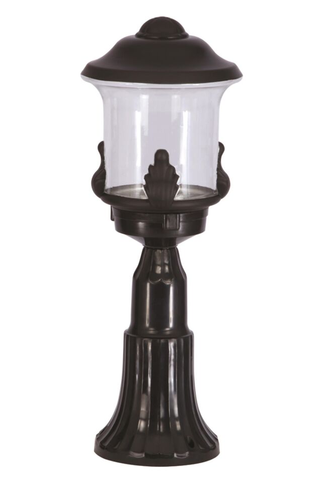 Bahçe Set Üstü Aydınlatma E27 12W 20cm ABS Siyah Dorbien-BSU-68189-BSY-M1-K