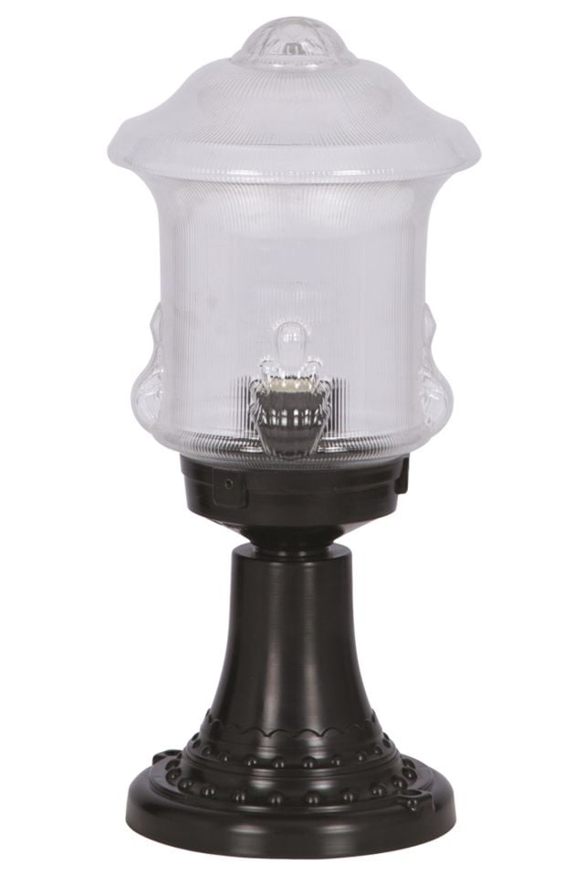 Bahçe Set Üstü Aydınlatma E27 12W 20cm ABS Siyah Dorbien-BSU-68189-BSY-M4-K