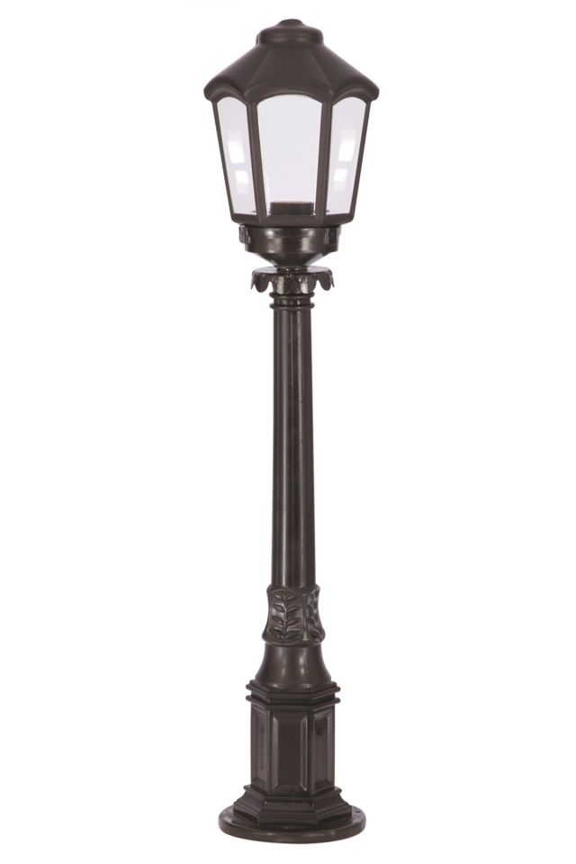 Bahçe Set Üstü Aydınlatma E27 12W 20cm ABS Siyah Dorbien-BSU-68196-1BSY-M1-B