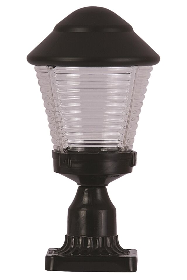 Bahçe Set Üstü Aydınlatma E27 12W 20cm ABS Siyah Dorbien-BSU-68176-BSY-K