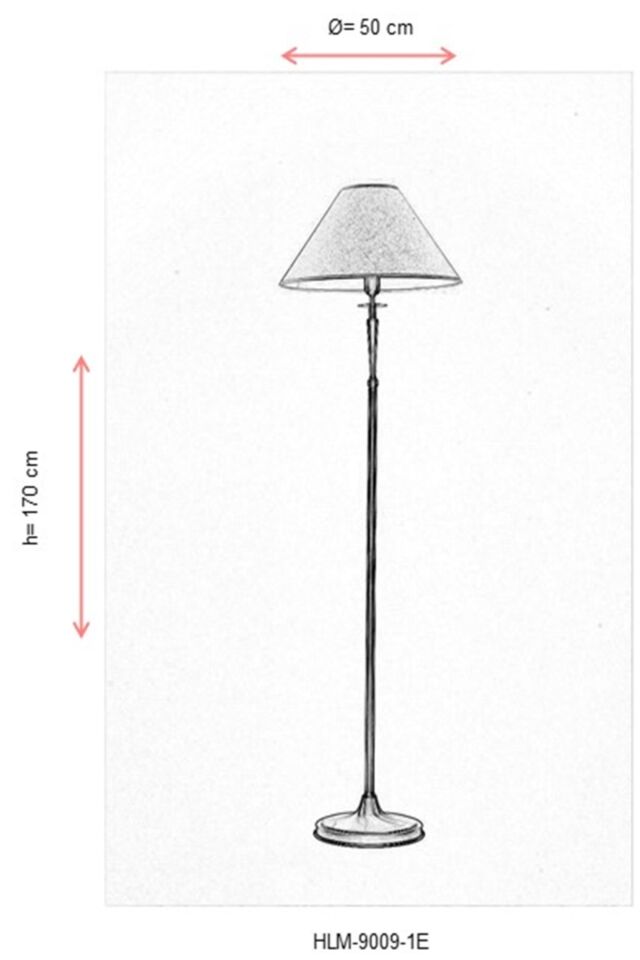 Feyza Lambader E27 12W 50cm Metal Eskitme Avonni-HLM-9009-1E