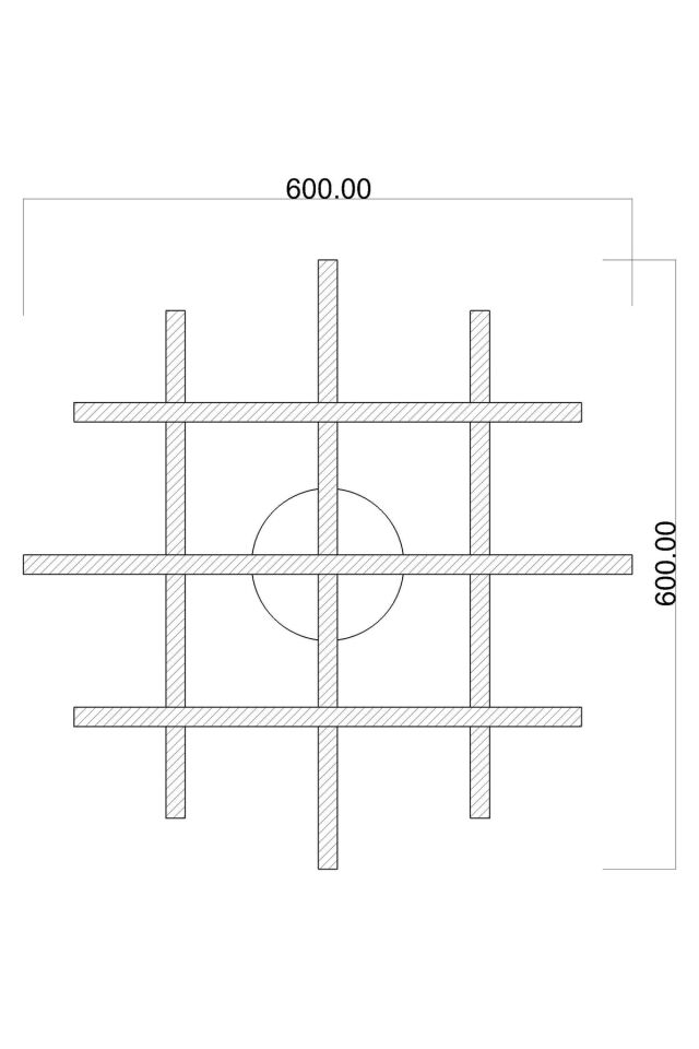 Yıldız Modern Avize LED 42W 60x60cm Alüminyum Profil Siyah Dorbien-ER-10379-3BSY