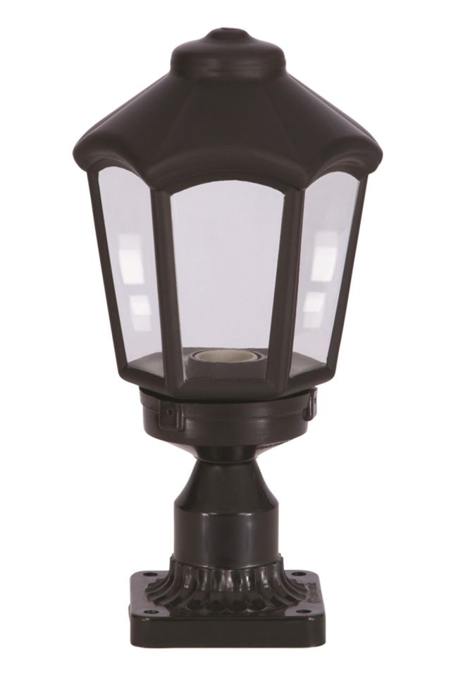 Bahçe Set Üstü Aydınlatma E27 12W 20cm ABS Siyah Dorbien-BSU-68196-BSY-M2-K
