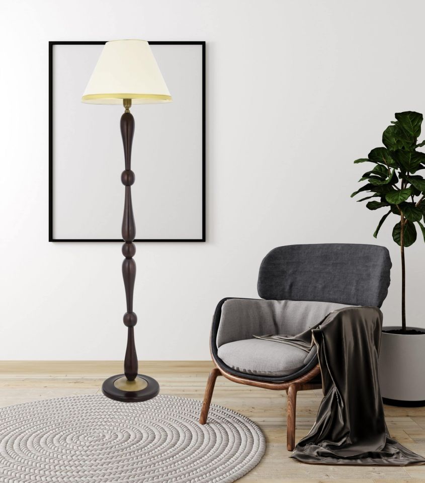 Hülya Lambader E27 12W 45cm Metal Eskitme Avonni-HLM-9046-1E