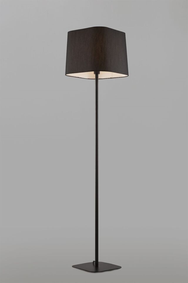 Riga Lambader E27 12W 37x37cm Metal Siyah Avonni-HLM-9071-1BS