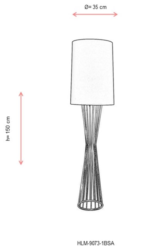 Nutella Lambader E27 12W 35cm Metal Sarı Avonni-HLM-9073-1BSA