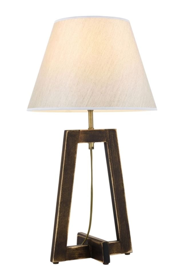Kınder Abajur E27 12W 35cm Metal Eskitme Avonni-HML-9007-1E