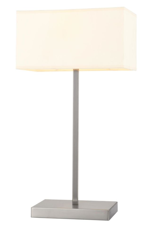 Atlanta Çalışma Masası Lambası E27 12W 28x20cm Metal Nikel Avonni-HML-9072-M1-N