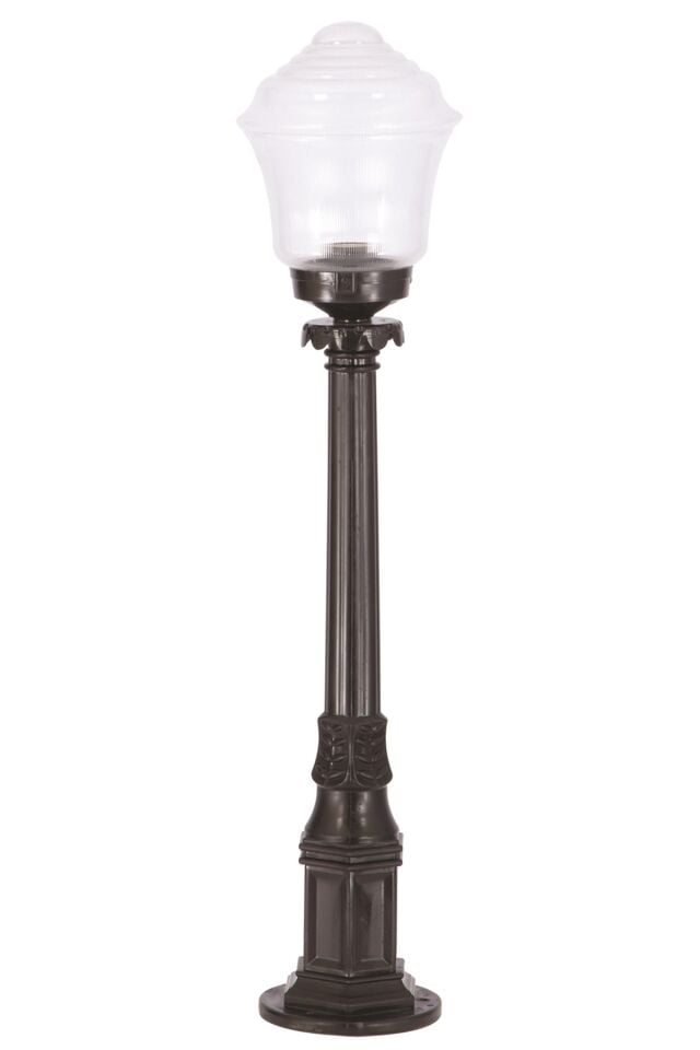 Bahçe Set Üstü Aydınlatma E27 12W 22cm ABS Siyah Dorbien-BSU-68201-BSY-M1-B