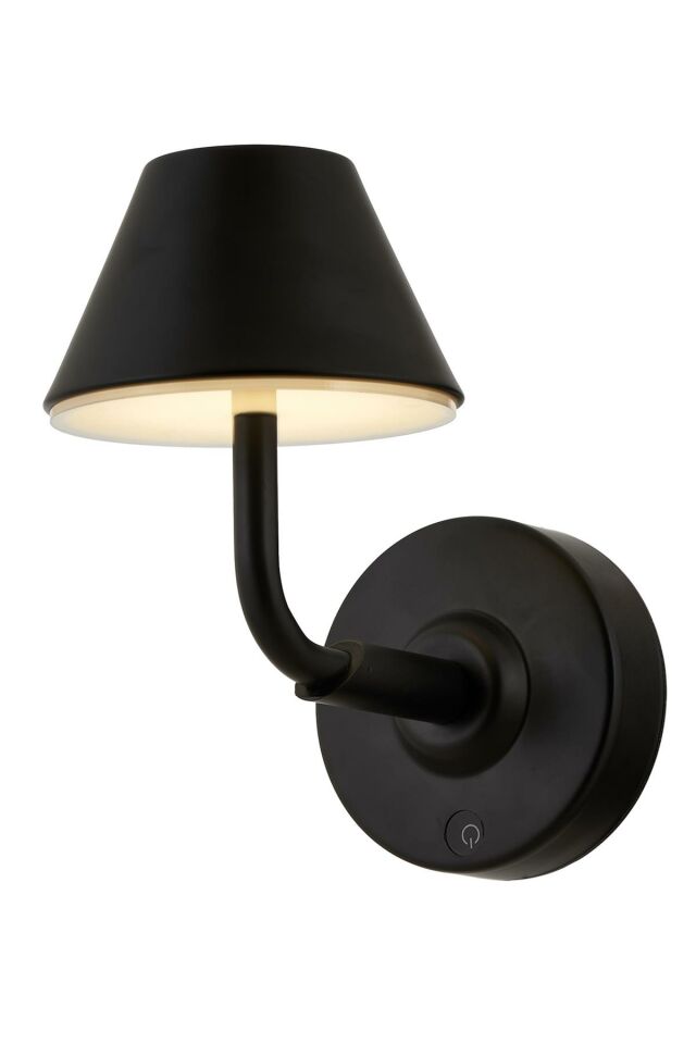 Tracy Aplik LED 4W 12x22cm Metal Siyah Avonni-AP-64006-BSY