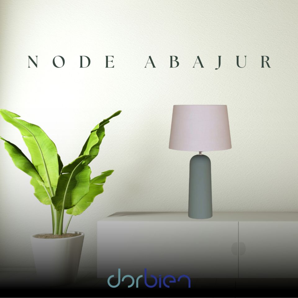 Node Abajur E14 6W 30cm Ahşap Yeşil Dorbien-ML-2549-16202