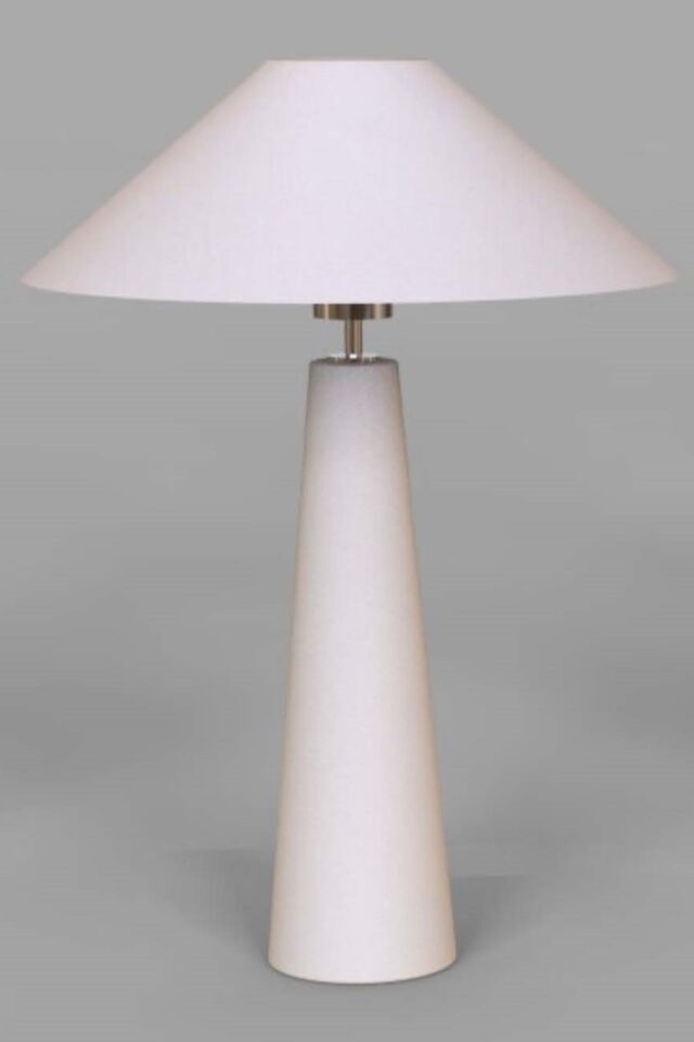 Node Abajur E14 6W 37cm Ahşap Beyaz Dorbien-ML-2549-16204