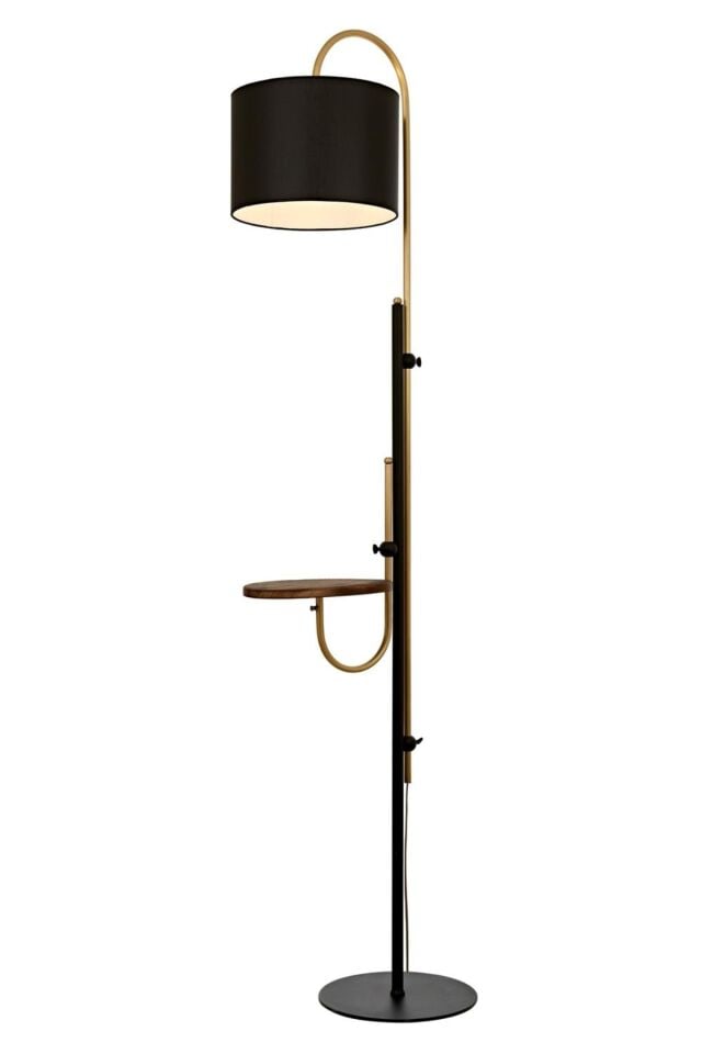 Servis Lambader E27 12W 33x55cm Metal Siyah/Eskitme Avonni-LM-9128-1BSY