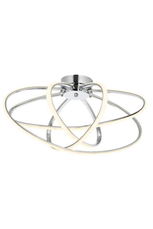 Hoops Modern Avize LED 88W 50cm Metal Krom Avonni-AR-4357-4K