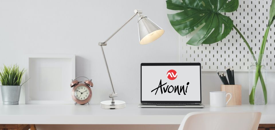 İzzy Çalışma Masası Lambası E27 12W 45x15cm Metal Krom Avonni-ML-62173-02